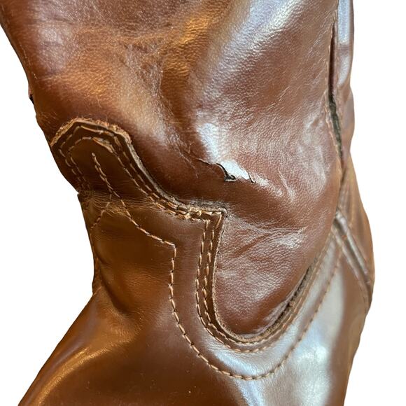 Laredo Brown Cowboy Boots Oil and Chemical Resistant Men’s Size 9.5 - Picture 8 of 11